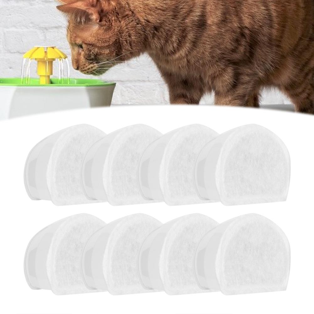 8PCS Pet Water Dispenser Activated Carbon Filter Core Replacement Accessory No Deformation