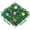 DIY Simulation Flower Plant Sheet Eternal Life Artificial Grass Backdrop Wall  Home Garden Fence