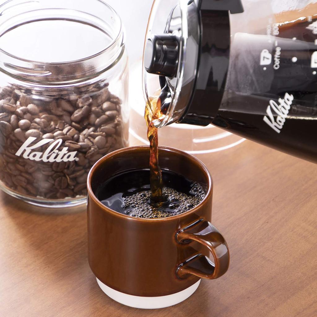 Сервер Kalita 800 N на кофейный сервер с изолированным 103 вмещает 800 мл микроволновая печь и посудомоечная машина Этот стильный кофейный графин-декантер идеально подходит для