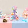 Gender Reveal Party Cupcake Stand Decorations Blue Pink Bear Cake Stand Baby Shower Boy Girl Christening Party Favors