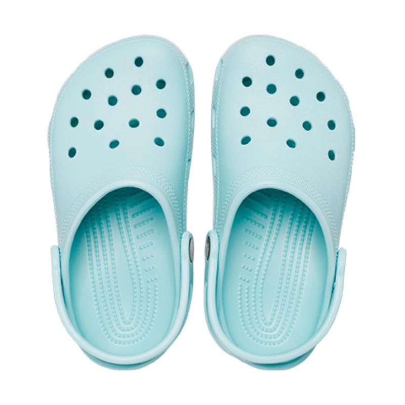 Crocs Классические клоги Износостойкие С отверстиями Детские сандалии Светло-голубые Детская модель