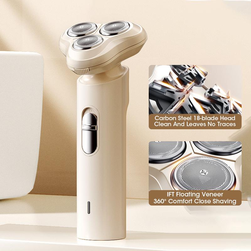 Electric Razor For Men Dry&Wet Mens Electric Shaver Rechargeable Rotary Shaving Machines Father's Day Gift For Father Dad