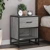 VidaXL Bedside Table Sonoma Grey 40x31x50 Cm Engineered Wood 848690