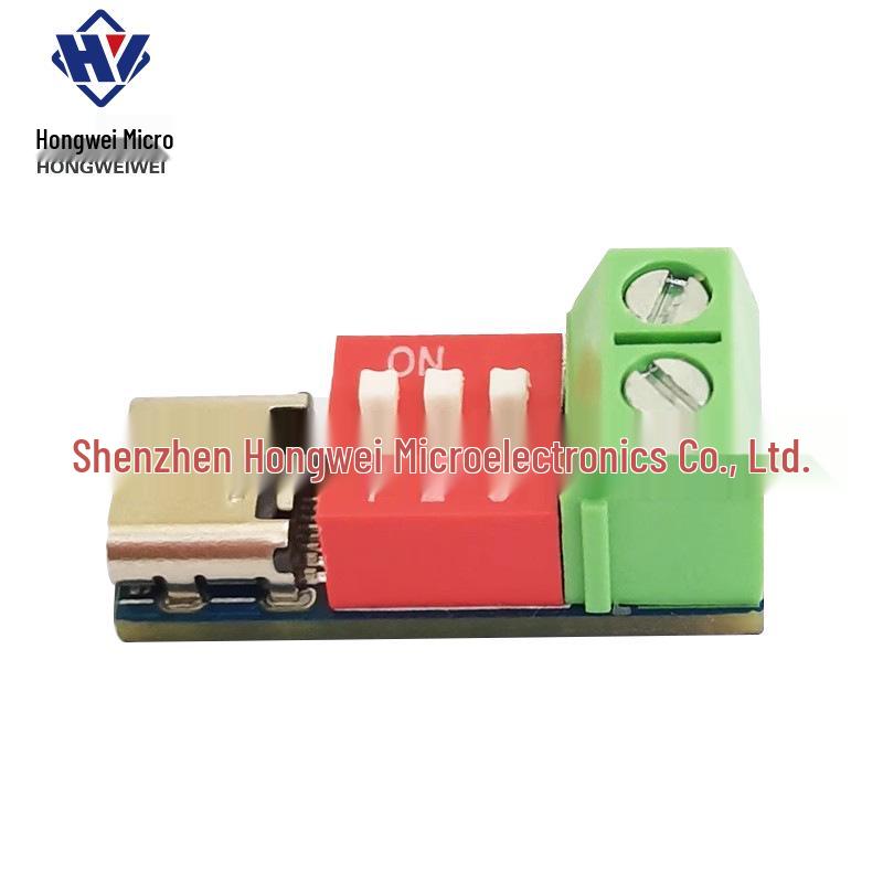 PDSink PD Decoy QC Fast Charge Test Board with Adjustable Voltage (5-20V) and DIP Switch Adjustment