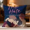 Модная сменная наволочка LLove or Hateew с эффектом cushion, мягкая, стирающаяся, для дивана, кровати, путешествий, офиса