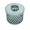 Pump Suction Filter Basket With NPT Female Thread Carbon Plated Steel Mesh Block Debris Effectively for Solids Reduction