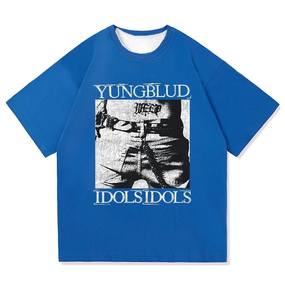 Yungblud Idols World Tour 2025 Футболка Новая Мода Мужская/Женская Хип-Хоп Эстетика Крылья ПАНК Футболка Крутые Футболки