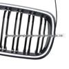 BMW X5/X6 F15/F16 (2014-2017) Dual Bar Gloss Black Grille with Light Strip