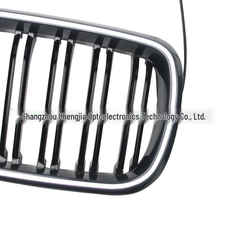 BMW X5/X6 F15/F16 (2014-2017) Dual Bar Gloss Black Grille with Light Strip