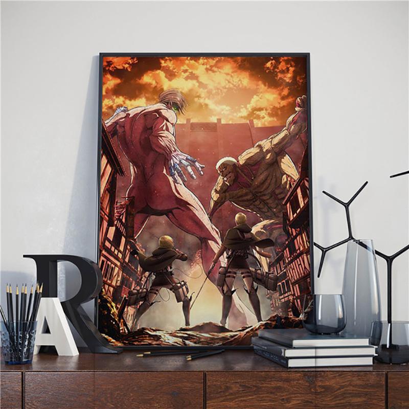 Популярная 5D Diy вышивка крестом «Атака Титанов», картина, полная дрель, набор для вышивки крестом, настенная наклейка, домашний декор
