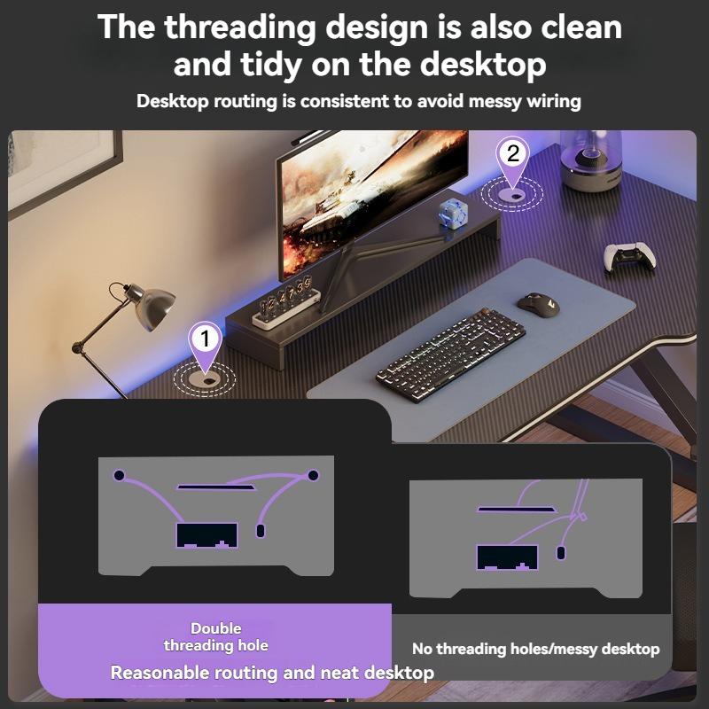 Computer Desk, Home Desk, Student Learning Desk, Simple Gaming Desk, E-Sports Desk, Workbench, Office Desk