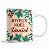 Mug - Daniel - Christmas - Beige - 325 Ml - Dishwasher and Microwave Safe