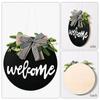 Gift Hanging Home Decor Welcome Wreath Sign Welcome Home Sign Front Door Decor Sunflower & Bow