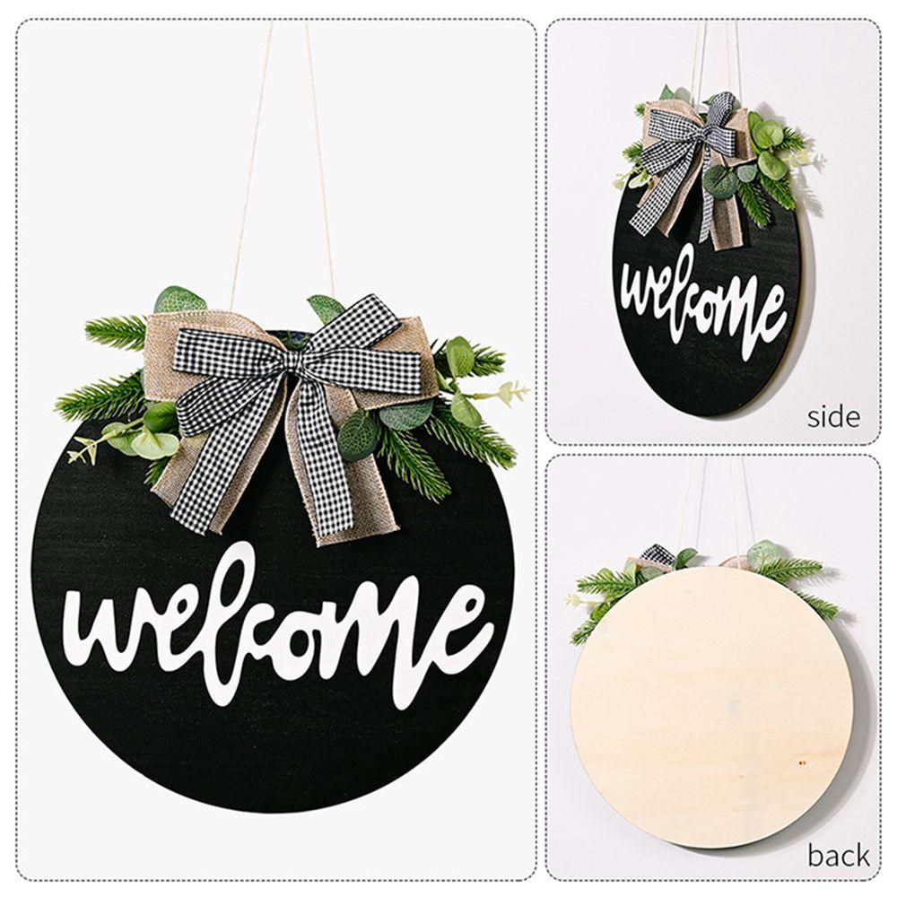 Gift Hanging Home Decor Welcome Wreath Sign Welcome Home Sign Front Door Decor Sunflower & Bow