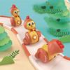 1pc Cartoon Chicken Rooster Spinner, Kids Educational Toy, Baby Crawling Soothing Slider, Press Activated Plastic Plaything for Toddlers