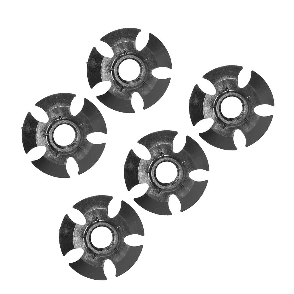 5шт походная палка резиновая снег грязь перетаскивание корзина походная палка трость аксессуар