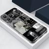 Чехол для телефона с узором маршрута путешествия Для iPhone 17e 17 16 15 14 Pro Max 14 13 Pro 16 Ударопрочный Прозрачный Мягкий ТПУ Карман для карты Чехол