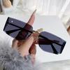 Унисекс безрамные изогнутые солнцезащитные очки с защитой UV400 для путешествий и активного отдыха