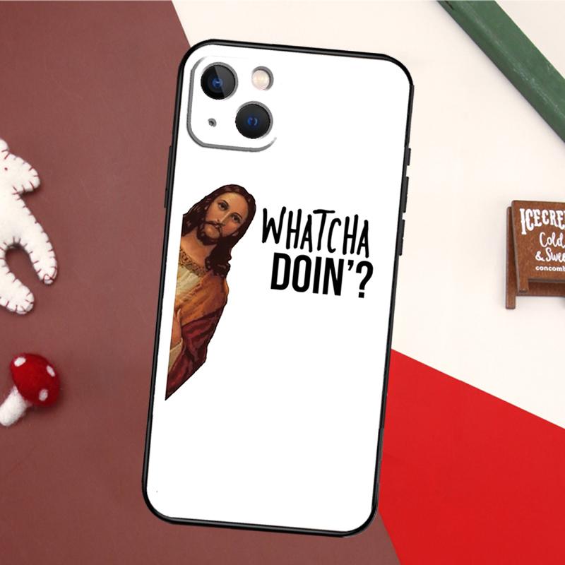 God Jesus Case For iPhone 13 Pro Max 16 15 11 12 14 17 Pro Max mini 15 16 Plus 16e 17 Air Back Cover