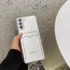 Прозрачный чехол-слот для карт для Samsung S26U/S24/S25/A57/A16/Note20 - Полное покрытие, мягкая силиконовая защита