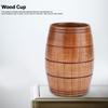 Бытовая натуральная классическая деревянная чашка для воды, пива, кофе, молока, чая