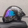 DOT ECE Certified Full Face Motorcycle Helmet Men Women ABS Shell Flip-Up Visor All-Season Use