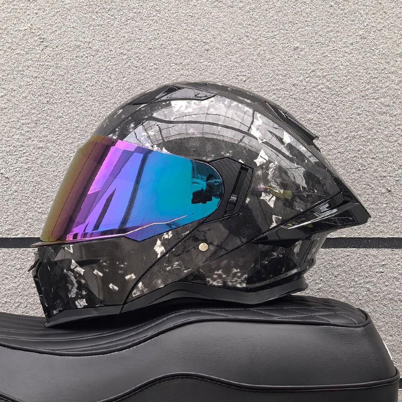 DOT ECE Certified Full Face Motorcycle Helmet Men Women ABS Shell Flip-Up Visor All-Season Use