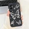 For Infinix Hot 12 Play Case Silicone Cute Fashion Butterfly Love Painted For Cover Inifnix Hot 12 Play Phone Case X6816 X6816C