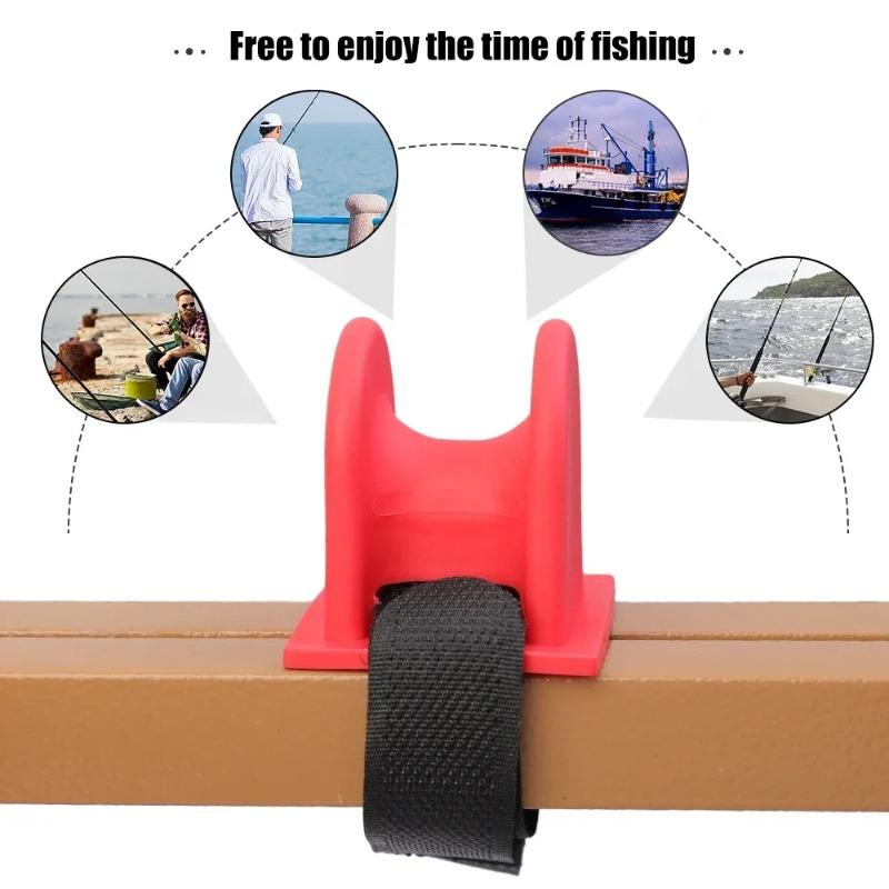 1pc Fishing Frame Rod Holder A-type Bridge Boat Marine Fishing Rod Frame Bracket Portable TPE Material Fishing Rod