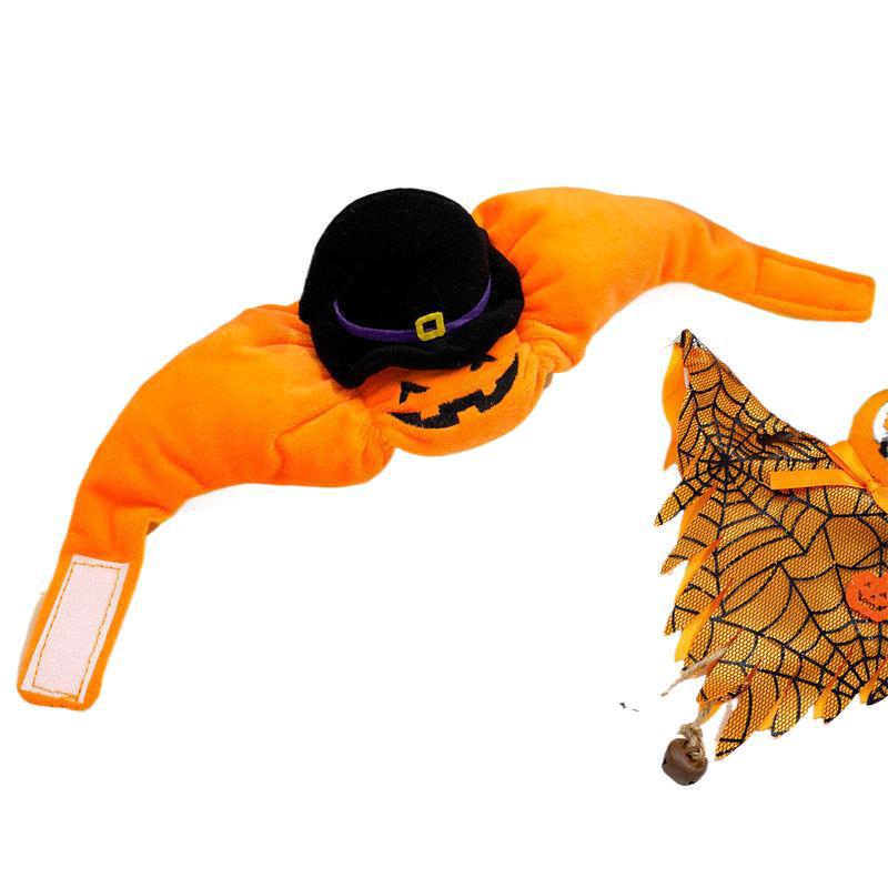 Halloween Pumpkin Pet Hat: Funny Costume for Dogs and Cats - Cute Animal Transformation Headgear