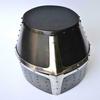 Large Steel Medieval Blackened German Helmet 18 Gauge