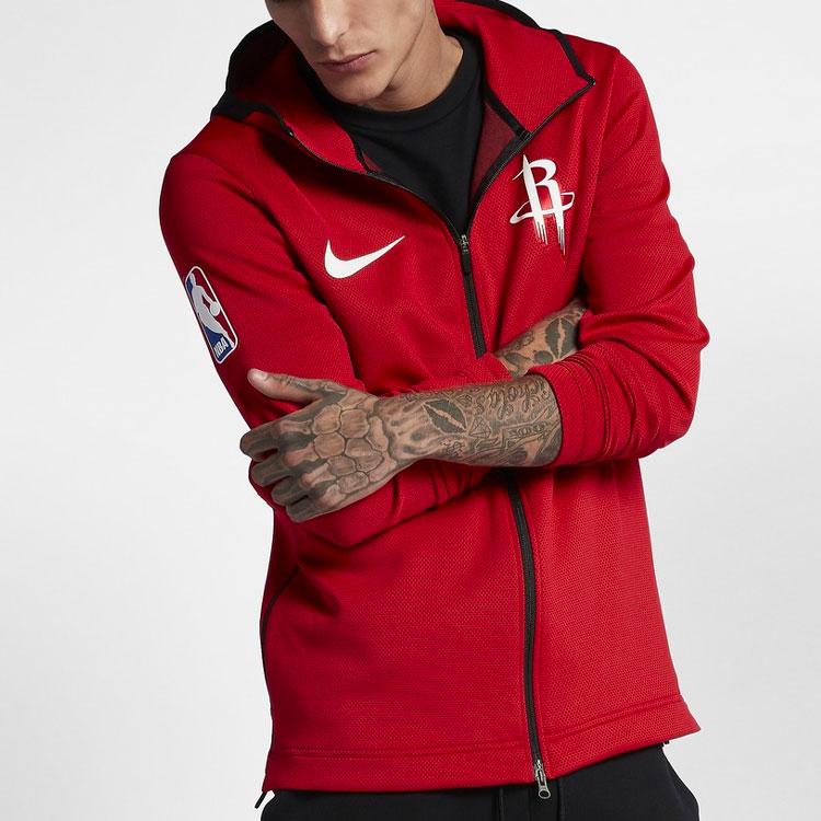 Nike Houston Rockets James Harden Player Edition куртка с капюшоном на молнии для мужчин, красная 899843-657