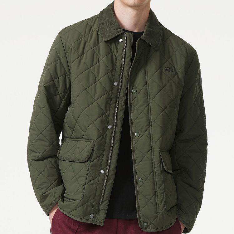 Lacoste Мужские пуховики с лацканами Умеренный пуховик BH9334