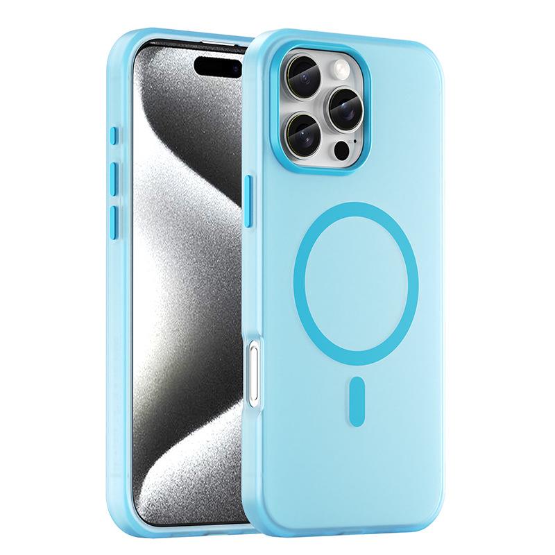 iPhone 16 Pro Max Наклейка Наклейка Магнитный Чехол для Мобильного Телефона Apple 16 Plus Мягкий Чехол Чехол для Мобильного Телефона