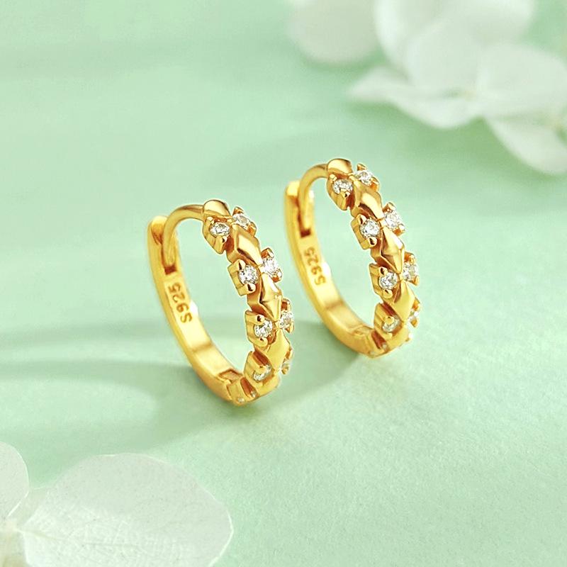 Серьги-бабочки Коронация из стерлингового серебра S925: Элегантный, высококачественный дизайн для женщин