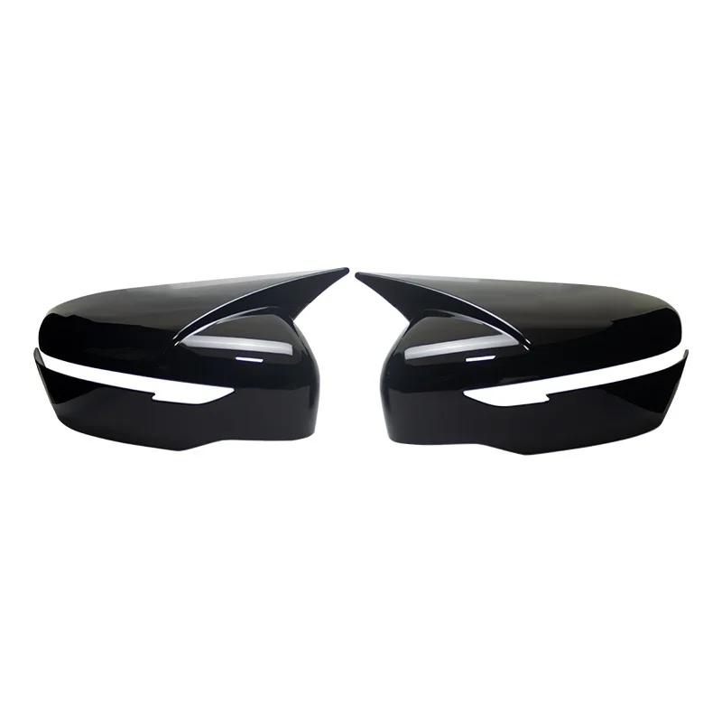 Car Rearview Side Mirror Cover Fit For Nissan Qashqai 2 J11 X-Trail Rogue Pathfinder 2015-2020 Wing Cap Rear View Case Trim