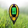 4 in 1 Soil Tester LCD Screen Soil Thermometer Soil Survey Instrument  For Garden Lawn Farming