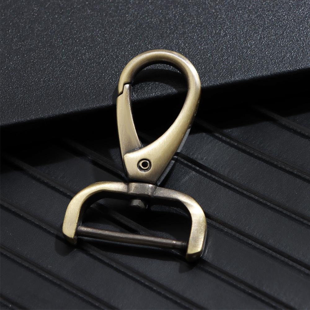 Webbing Buckle Metal Pet Leash Hooks Trigger Clips Leather Strap Buckles Detachable Snap Hook