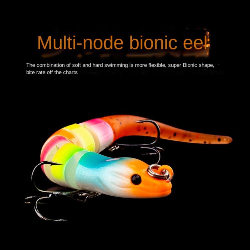 10Pcs Simulation Worms Lure 12cm/12g loach Lure 2025 Multi Segment Swimbait Fishing