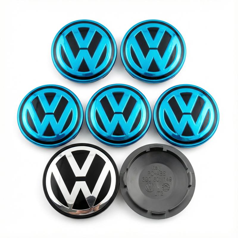 New 2026 4pcs 55mm 56mm 65mm 70mm 76mm Car Wheel Center Caps Hubcap Cover for VW Volkswagen Jetta MK5 Golf Passat styling 3B7601171 zs1