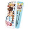 Bread Barbershop Children's Two-Handed Correction Spoon Case Set YP1122, Yellow, Spoon + Two-Handed Correction Chopsticks + Case