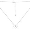 Silver Necklace with Cubic Zirconia, Item Weight 2.51 G (2187486)
