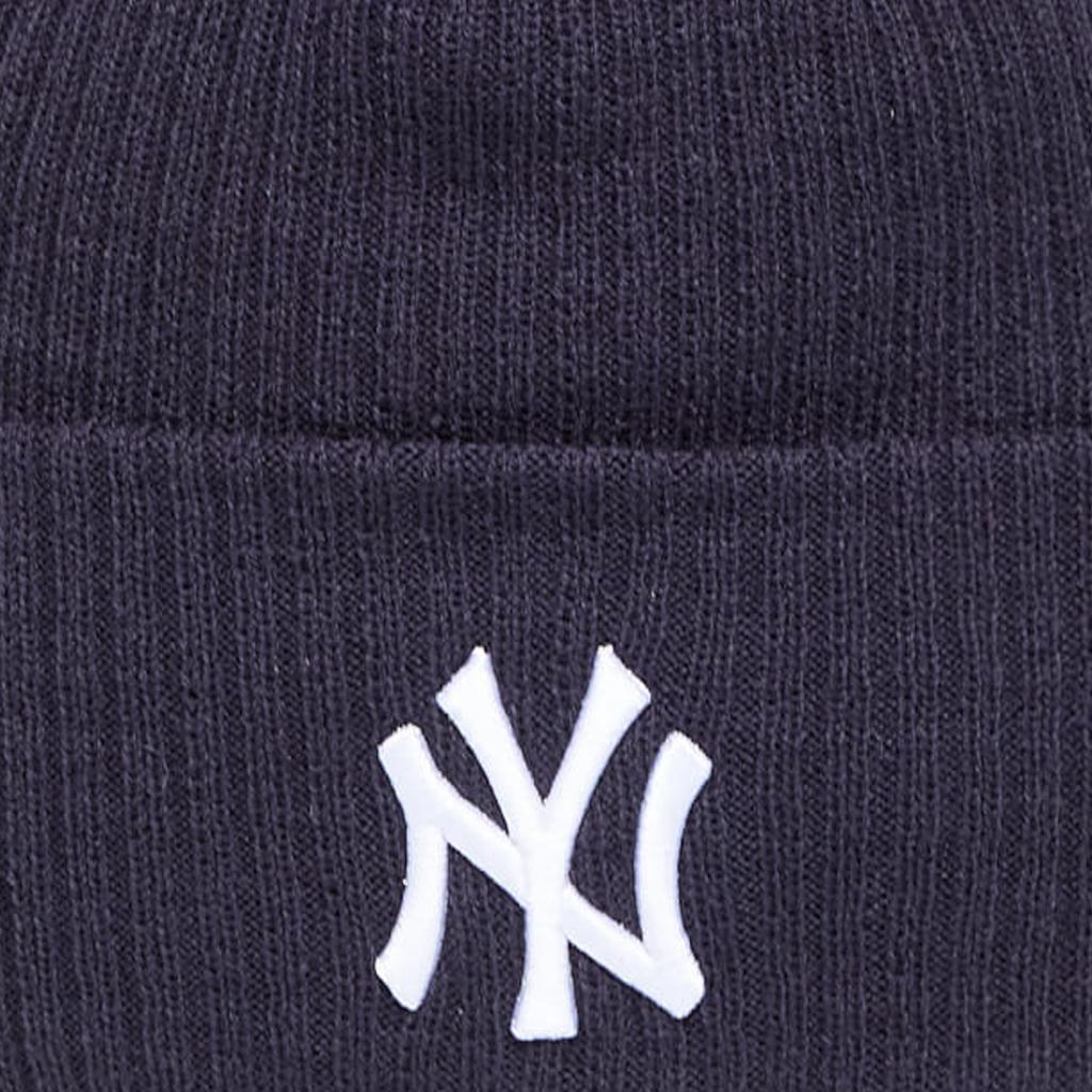 New Era Wide Cuff Beanie New York Yankees Hat, Unisex Navy Cap