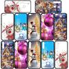 Чехол для телефона Samsung Galaxy S25 S23 S22 S24 Ultra FE A05 A06 A15 A16 A36 A37 A35 A54 A55 A56 A57 A25 A26 A53 A17 Снеговик С Рождеством Олень Чехол