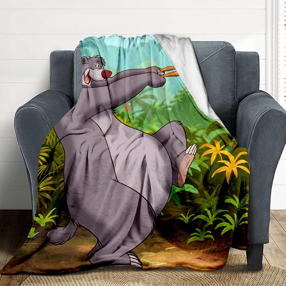Jungle Book Flannel Blanket Throw Blanket Soft Warm Sofa Bed Camping home Decor Unique Christmas Gift C9261768