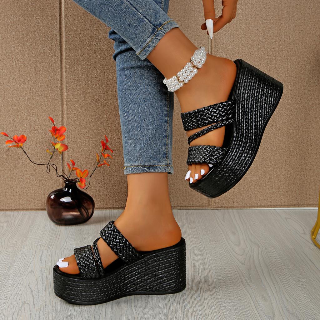 Fashion Women Sandals 2025 Summer New Outdoor Beach Sandals Comfortable Wedges Shoes for Women Design Casual Sandals Size 35-43