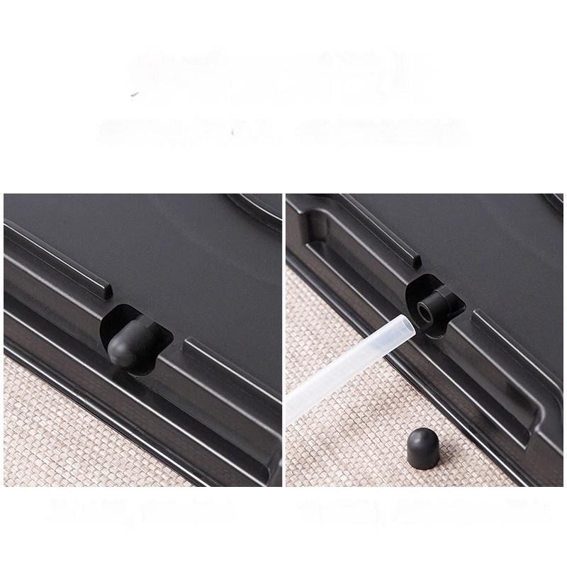 Chinese Natural Bamboo Tea Tray Water Storage Kung Fu Tea Set Rectangular Tea Board Tea Matcha Serving Trays Decorative