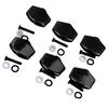 12PCS Plastic Guitar Tuning Pegs Black Guitar Machine Heads Guitar Tuning Keys  For Acoustic Guitar