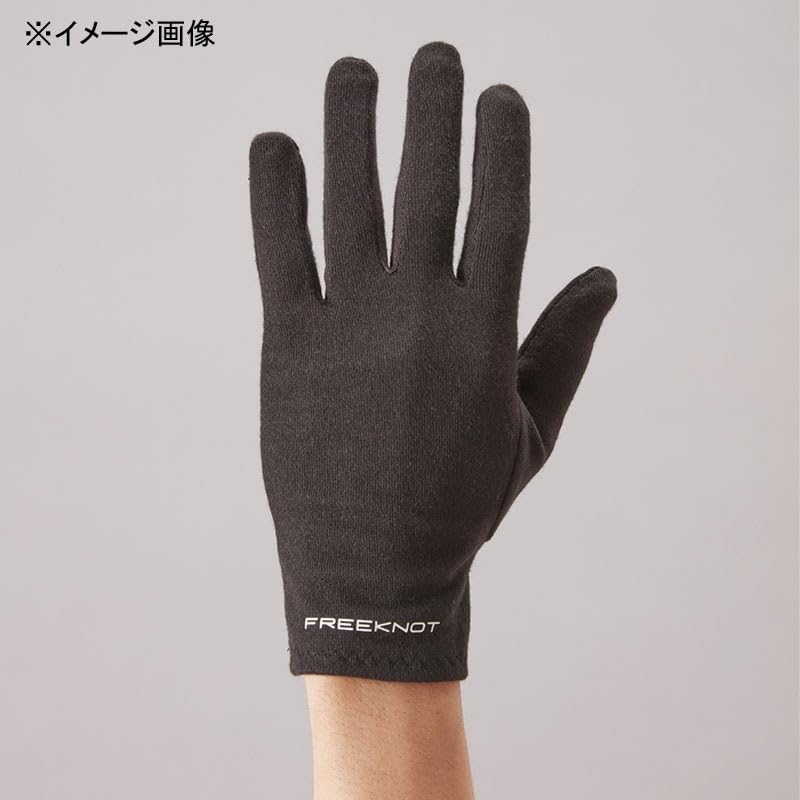 Free Knot Photonic Layer Tech Inner Gloves, Full Finger, Y4612-LL-90, Black