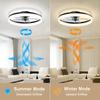 IRALAN Modern Ceiling Fans With Remote Control and Light LED Lamp Fan Smart Silent Ceiling Fans For Bedroom Living Room